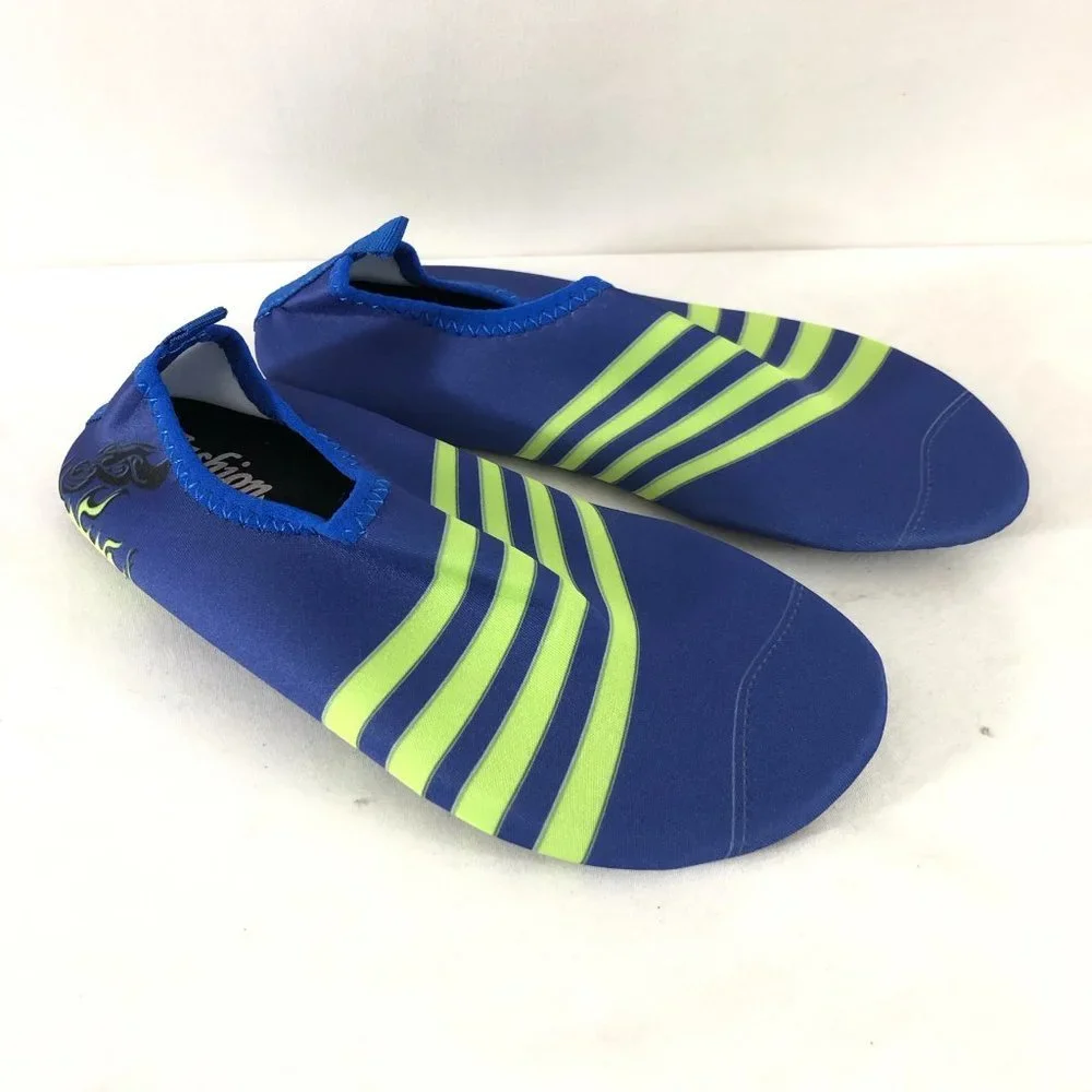 Boys Water Shoes Slip On Fabric Lightweight 3/4